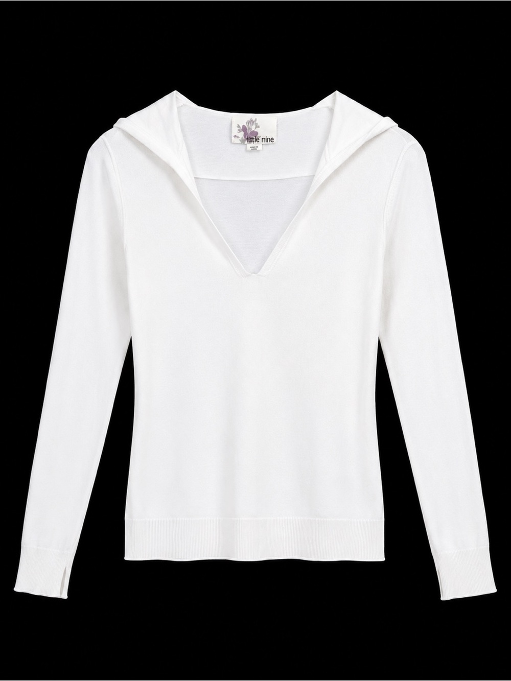 Title Nine White Lightweight Sweater
